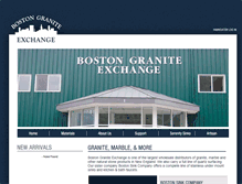 Tablet Screenshot of bostongraniteexchange.com